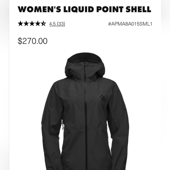 Black Diamond Jackets & Coats Black Diamond Liquid Point Gore Tex